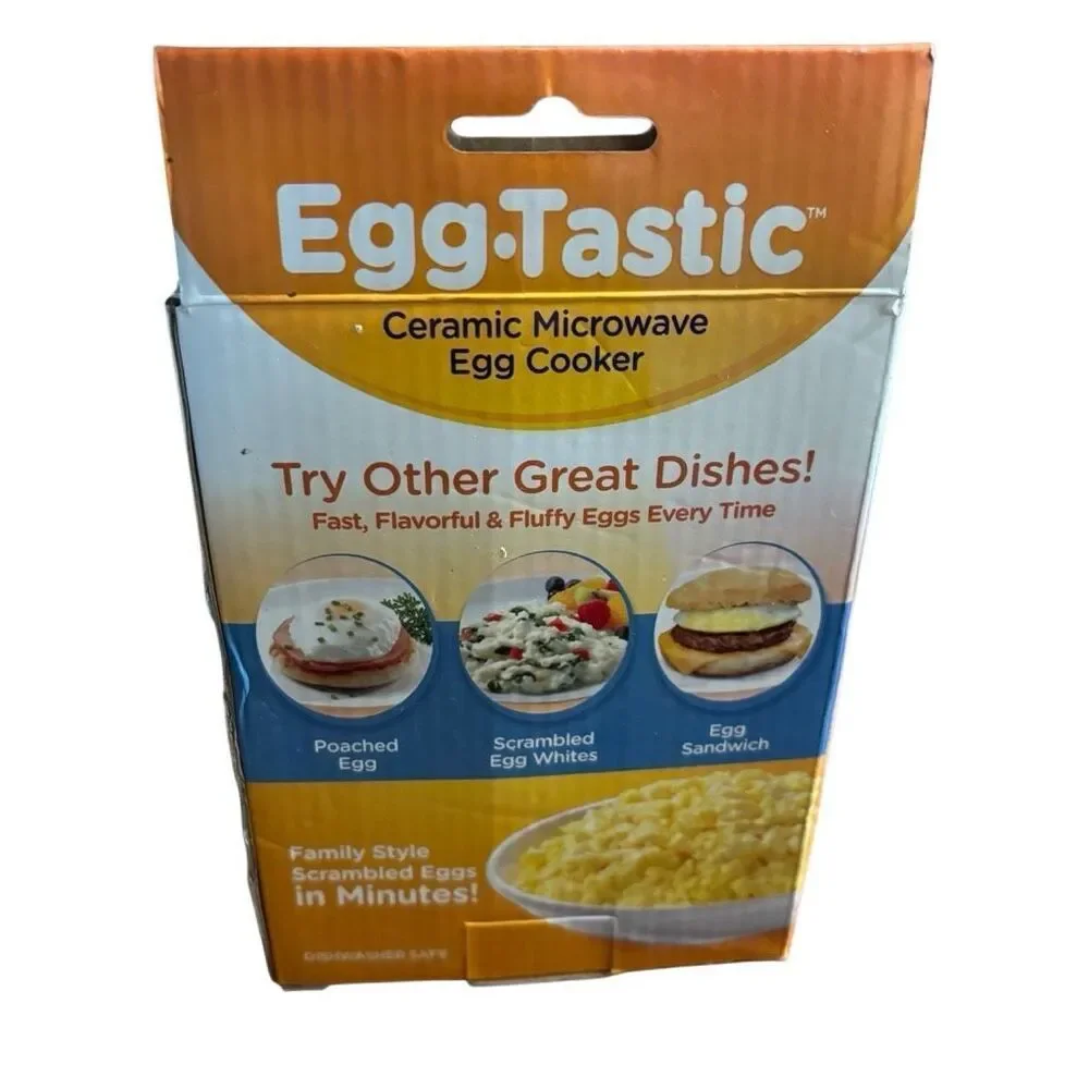 Egg Tastic Ceramic Microwave Egg Cooker *New*